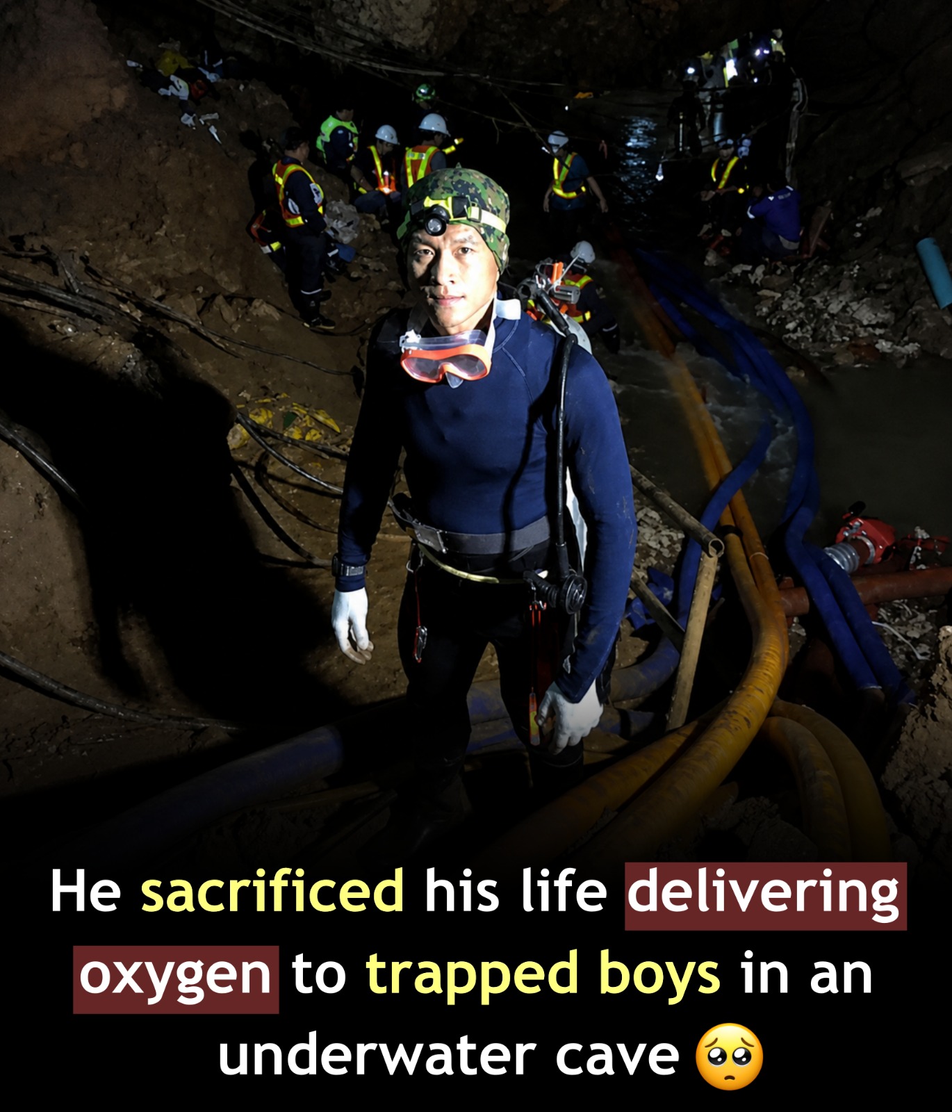 Saman Gunan sacrificed his life saving trapped cave boys 💔